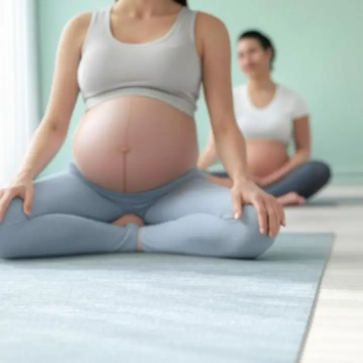 Kismama jóga foglalkozás