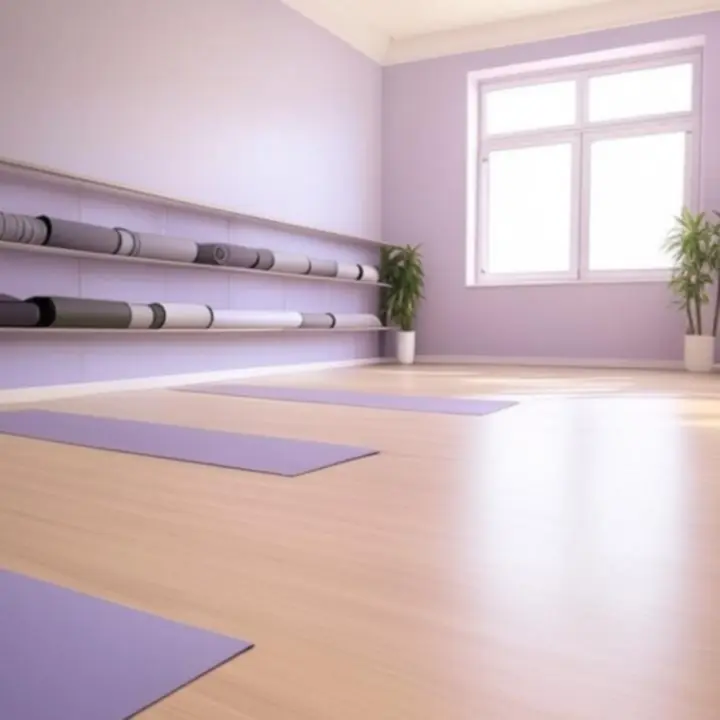 Minimalista és békés stúdió belső tér