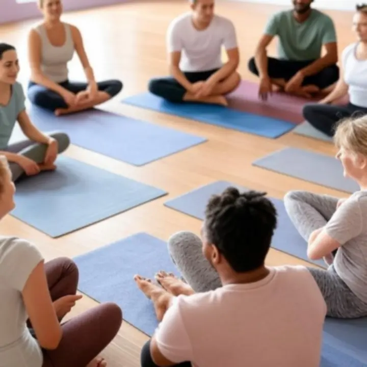 Jóga közösség hangulat
